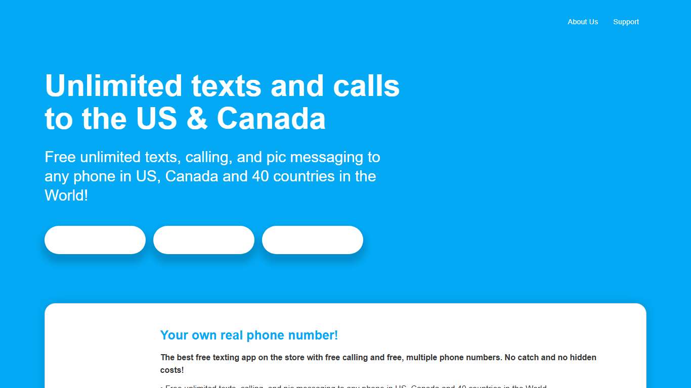 TextMe - Unlimited free texting and calling to any phone