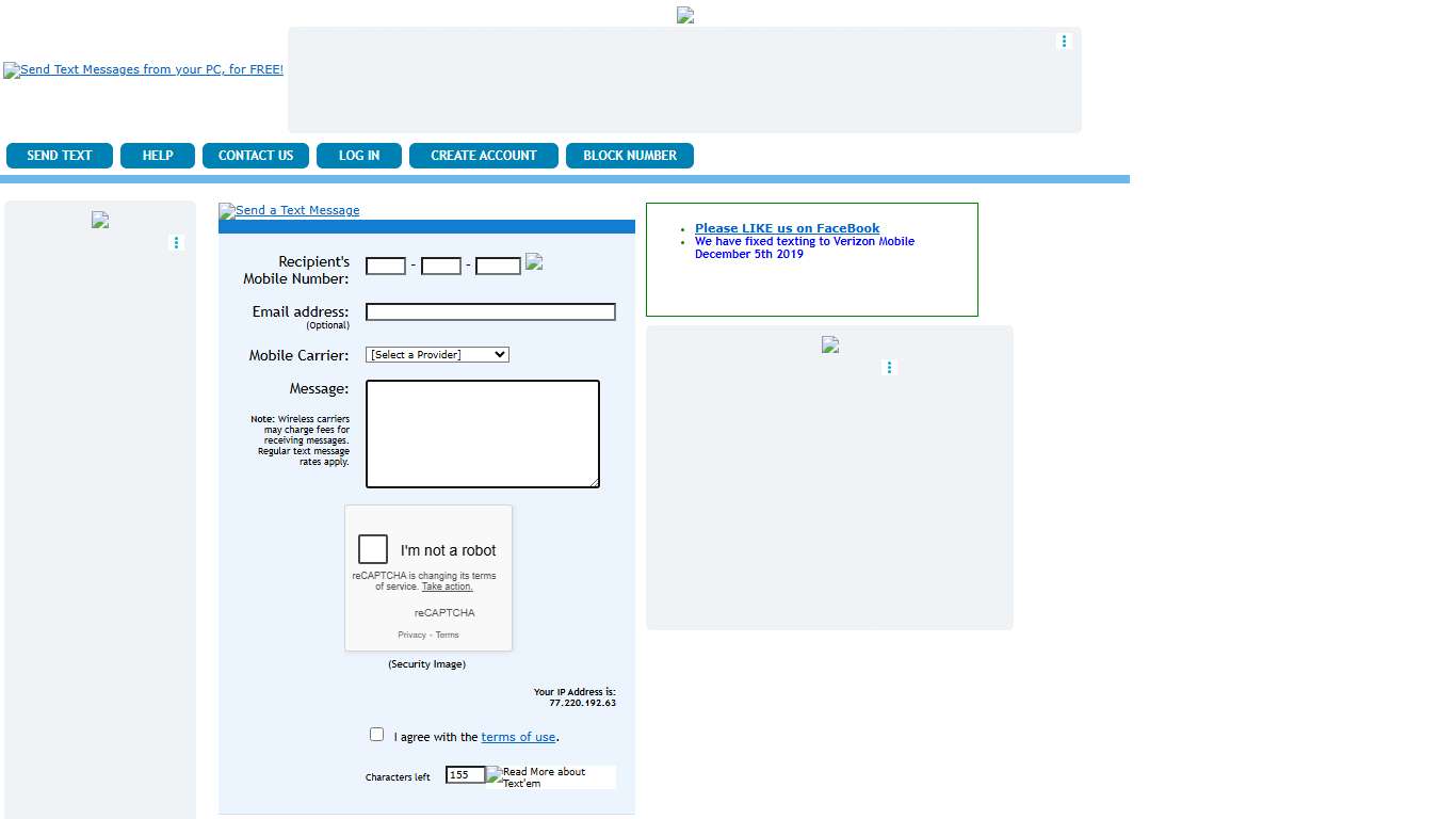 Free Text Messaging - Send and Receive Free Text and Picture Messages - Text'em